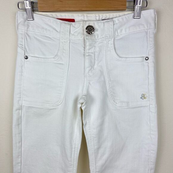 AG Adriano Goldschmied ‘The Byblos’ Flare Leg Modern White Jeans - Picture 3 of 7